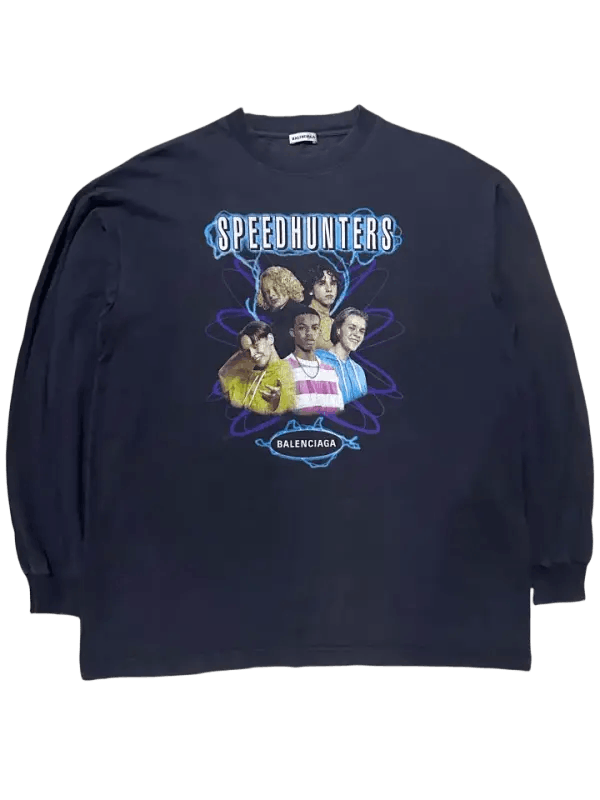 Balenciaga Balenciaga Speedhunters Long Sleeve Sweatshirt Size US M / EU 48-50 / 2 - 1 Thumbnail