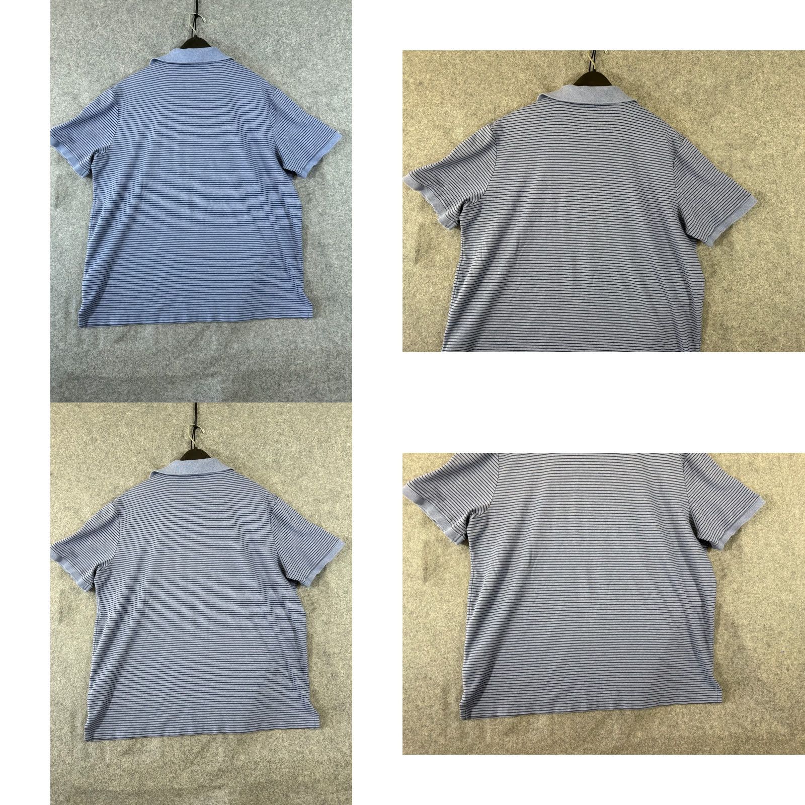 Polo Ralph Lauren VINTAGE Polo Ralph Lauren Polo Shirt Mens XL Blue Striped Classic Fit Sports Performance Short Sleeve Logo Size US XL / EU 56 / 4 - 8 Thumbnail