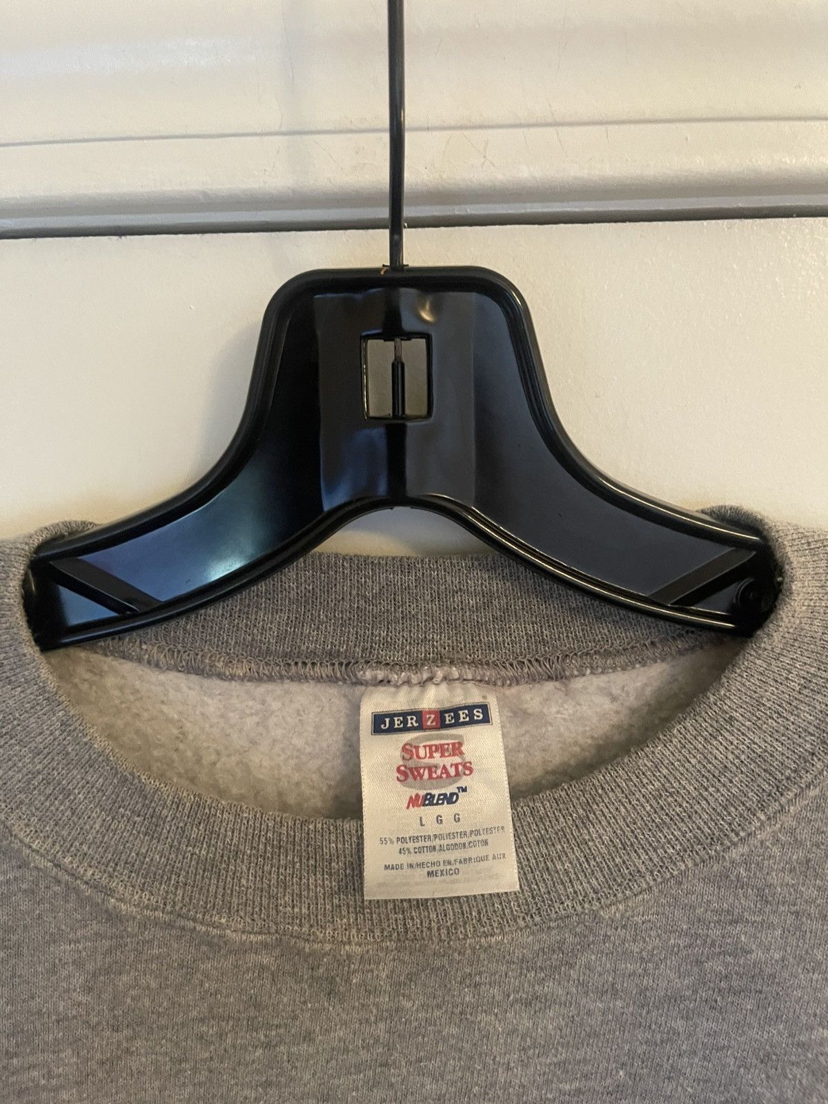 Jerzees × Vintage VTG Basketball Sweatshirt Mens Large Gray Crewneck Size US L / EU 52-54 / 3 - 3 Thumbnail