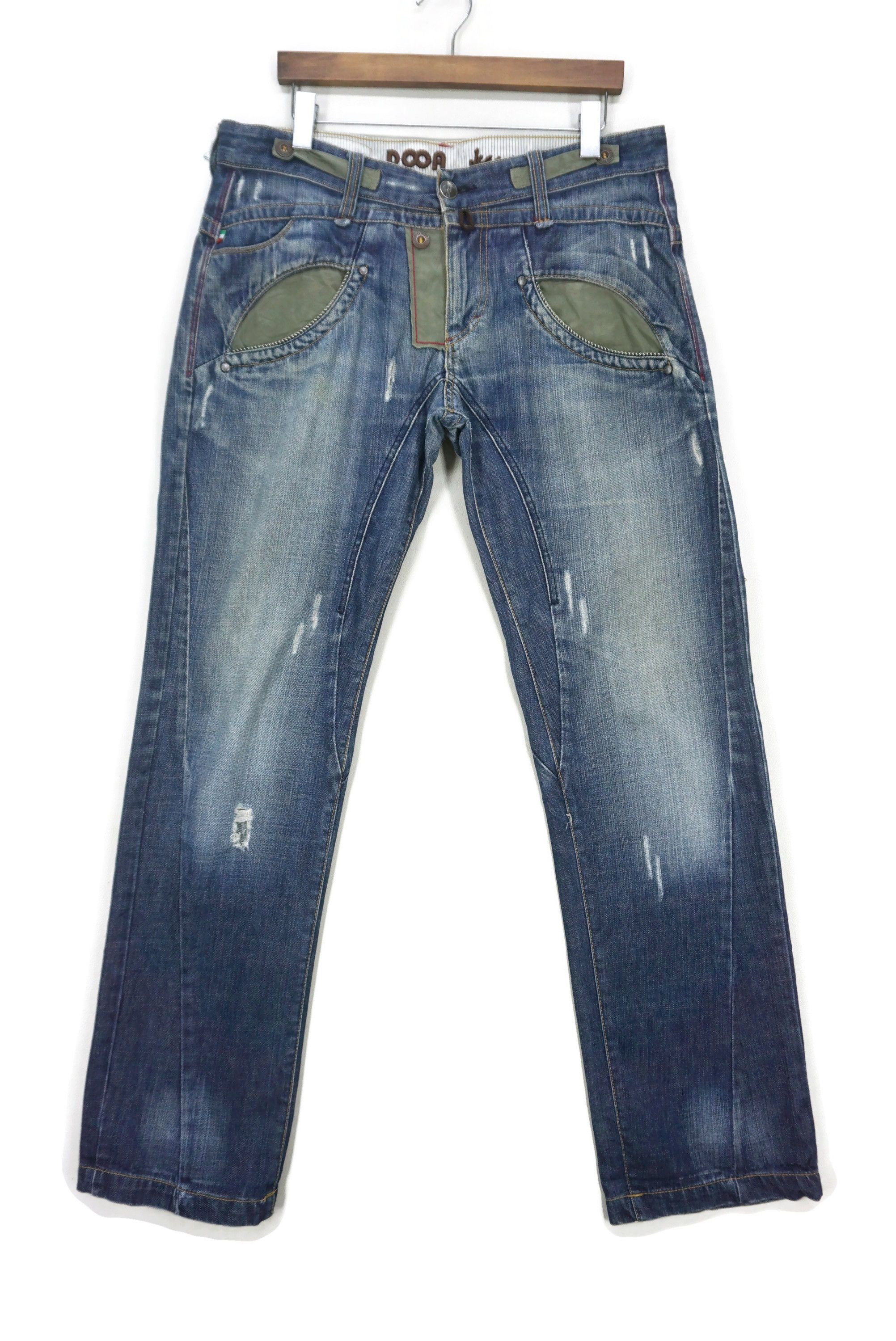 Designer DOOA Jeans Size W36xL35.5 Low-Rise Denim Made in Italy Size US 36 / EU 52 - 1 Thumbnail