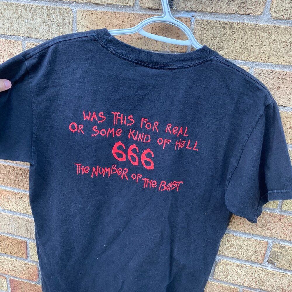 Iron Maiden × Vintage Vintage Iron Maiden The Number of the Beast Band T Shirt Me Size US M / EU 48-50 / 2 - 3 Thumbnail