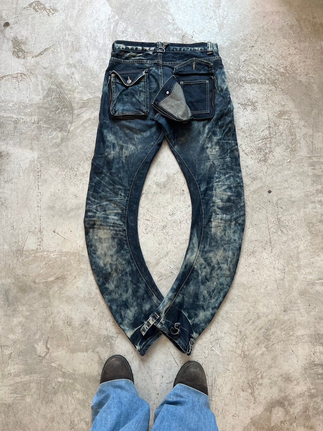 PPFM PPFM Multi Pocket Curve Denim Pants Size US 32 / EU 48 - 9 Thumbnail