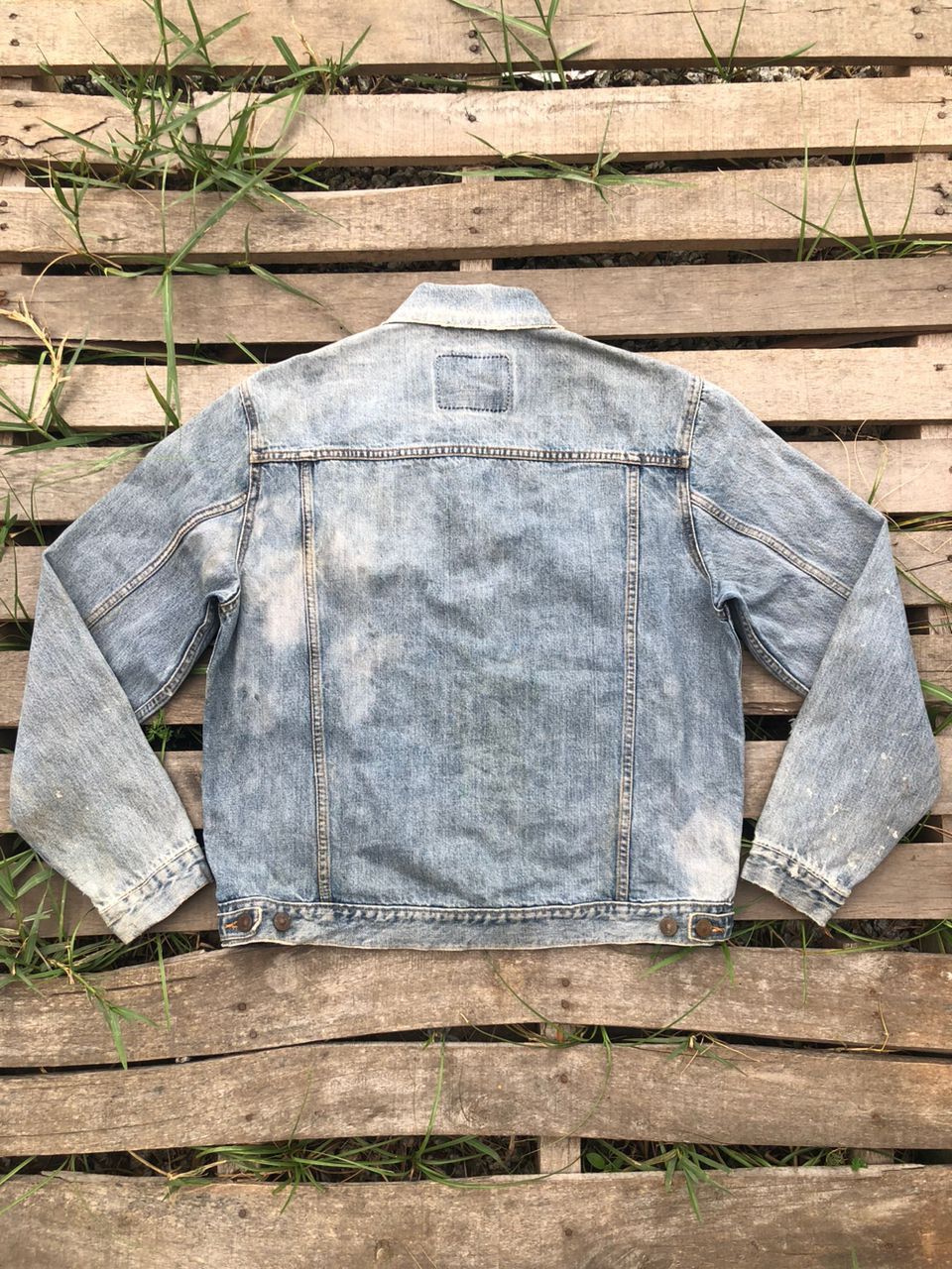 Levi's Levi's 70506-9306 Trucker Denim Jacket Distressed Size US M / EU 48-50 / 2 - 2 Thumbnail