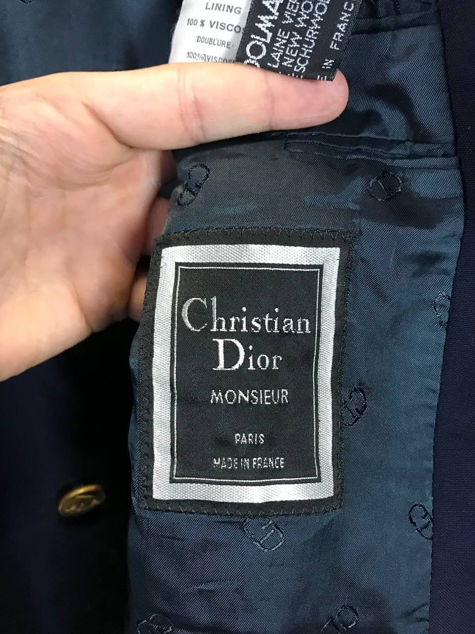 Christian Dior Monsieur Christian Dior Monsieur vintage luxury blazer Size 54L - 8 Thumbnail