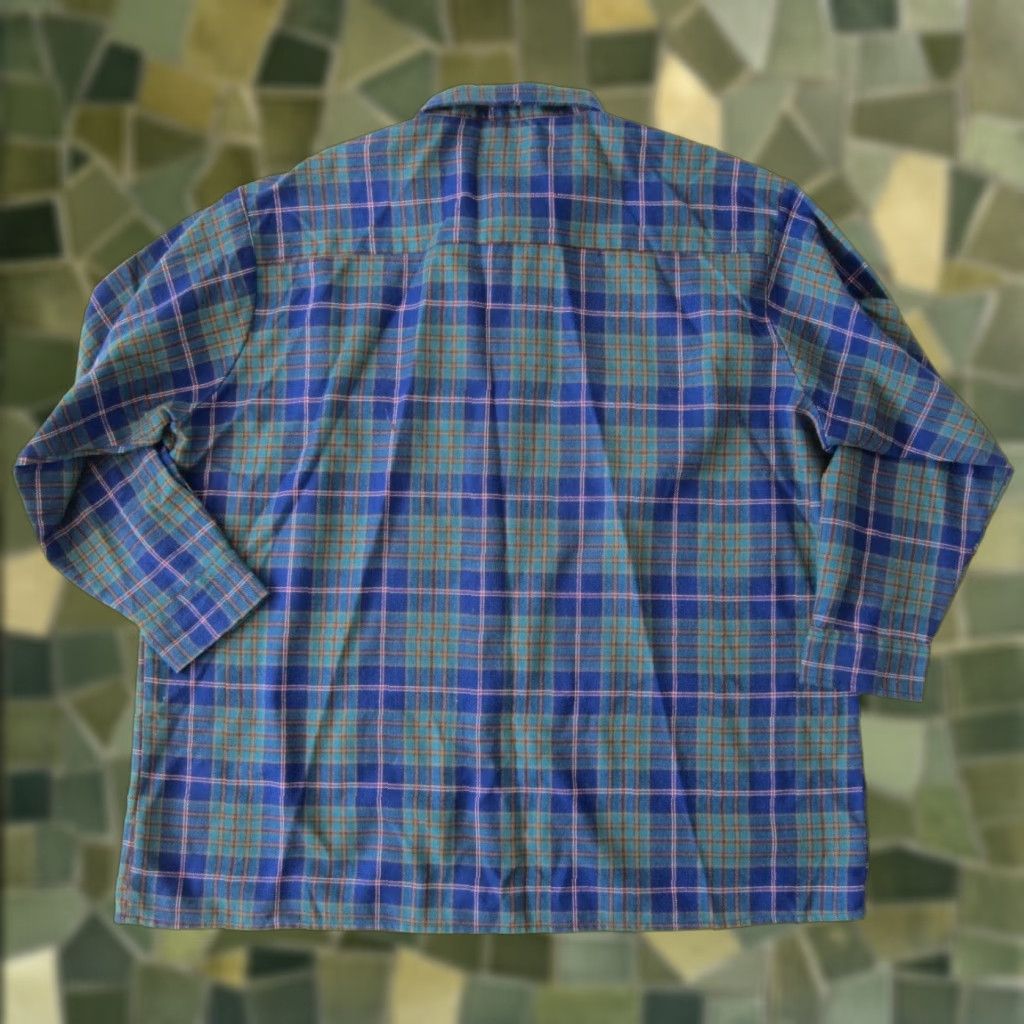 Vintage Vintage Northwest Territory Long Sleeve Button Down Shirt 3X Green Plaid Men Shirt Mens Big & Tall Size US XXL / EU 58 / 5 - 1 Thumbnail