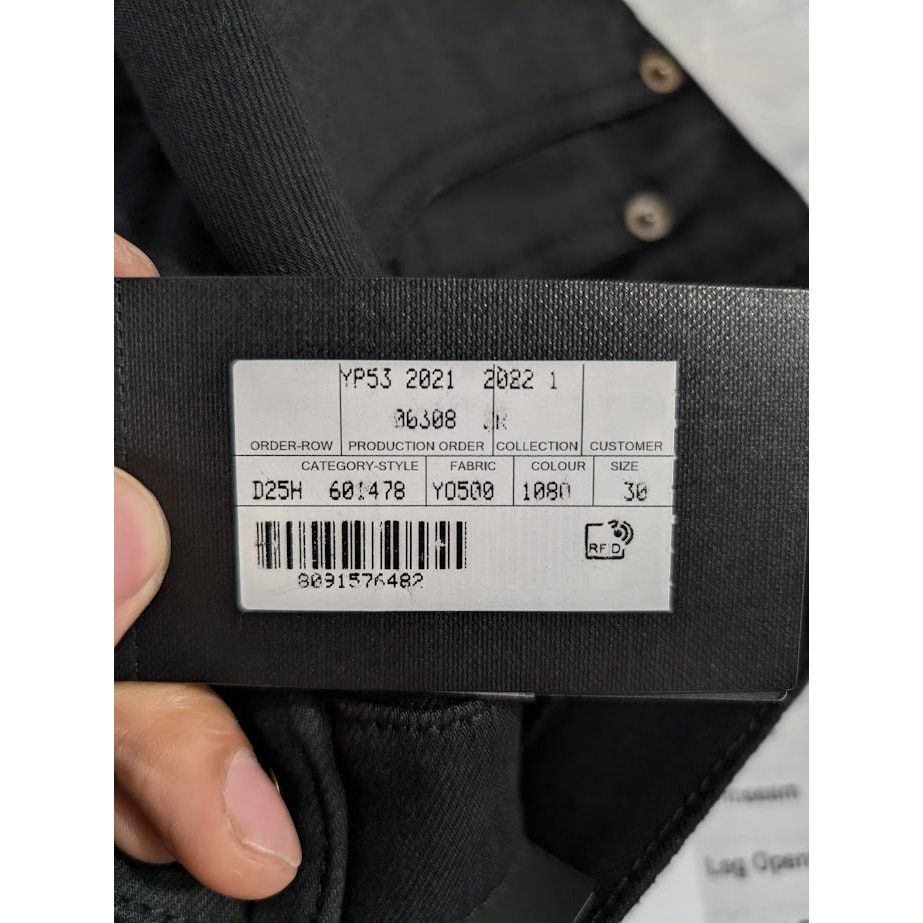Saint Laurent Paris o1rshd1 Skinny 5 Pocket Med in Used Black Size US 30 / EU 46 - 18 Thumbnail