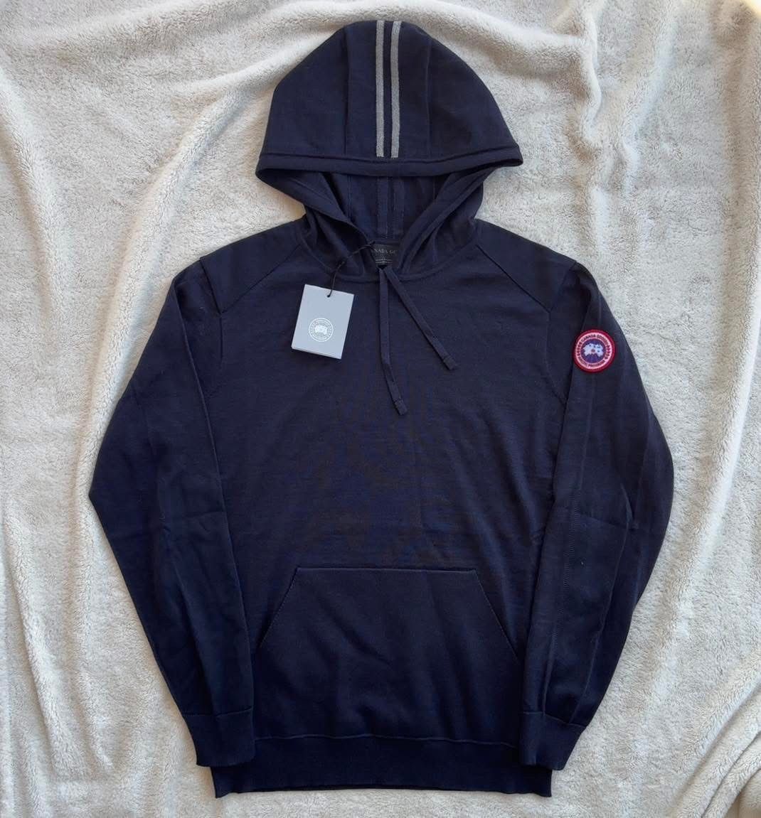 Canada Goose Canada Goose Navy Amherst Knit Hoodie Size US XL / EU 56 / 4 - 1 Thumbnail