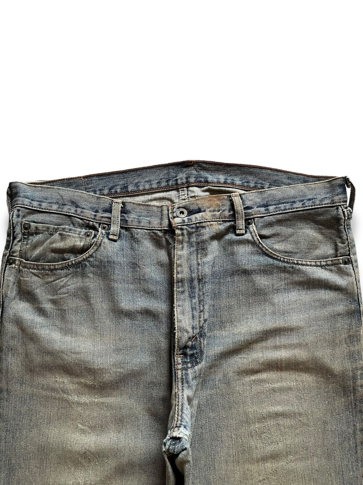 Levi's Vintage 90s Levis 502 Japan Rusty Wash Distress Baggy Jeans Size US 38 / EU 54 - 4 Thumbnail