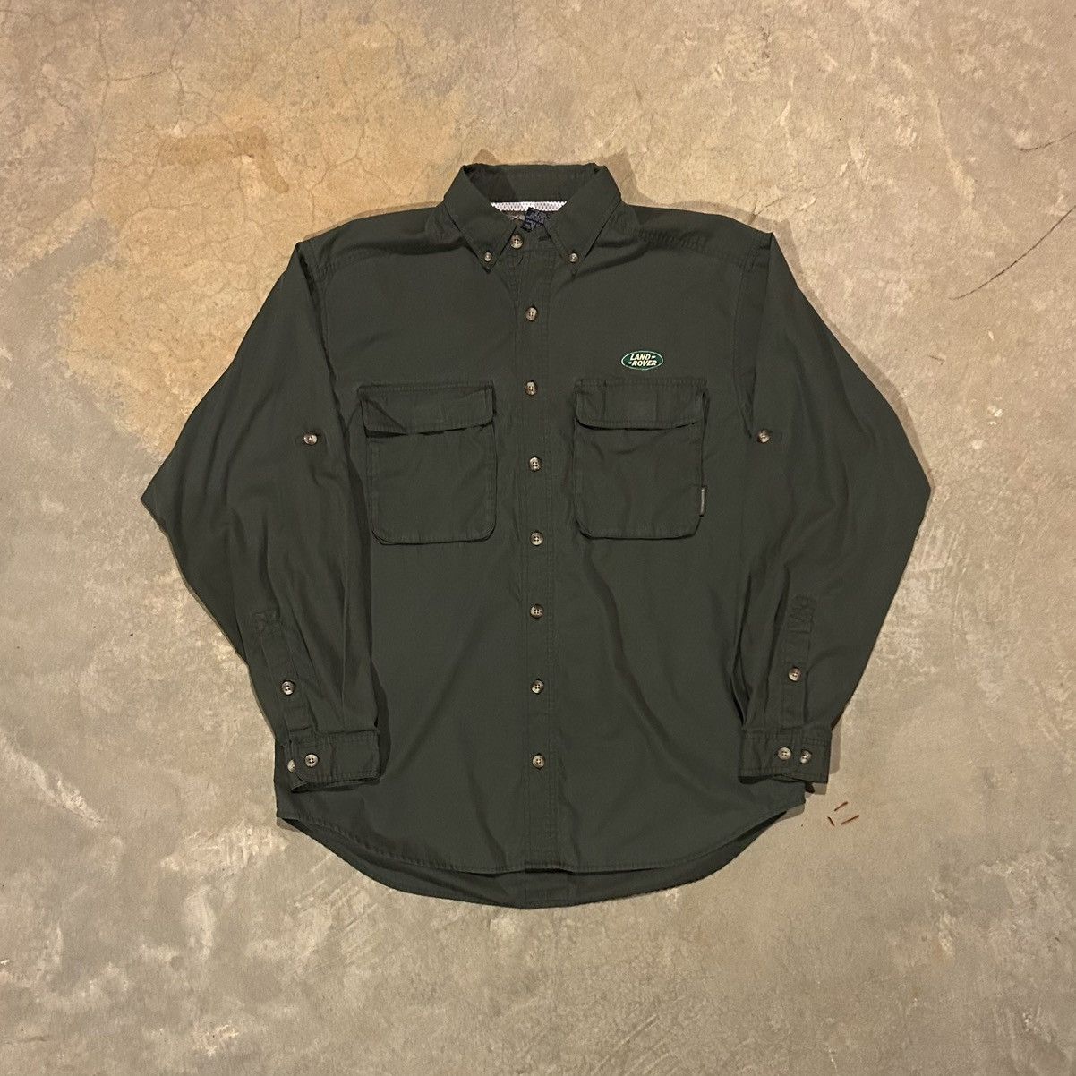 Japanese Brand × Vintage Vintage 90s Land Rover Utility Button Up Shirt Size US L / EU 52-54 / 3 - 1 Thumbnail