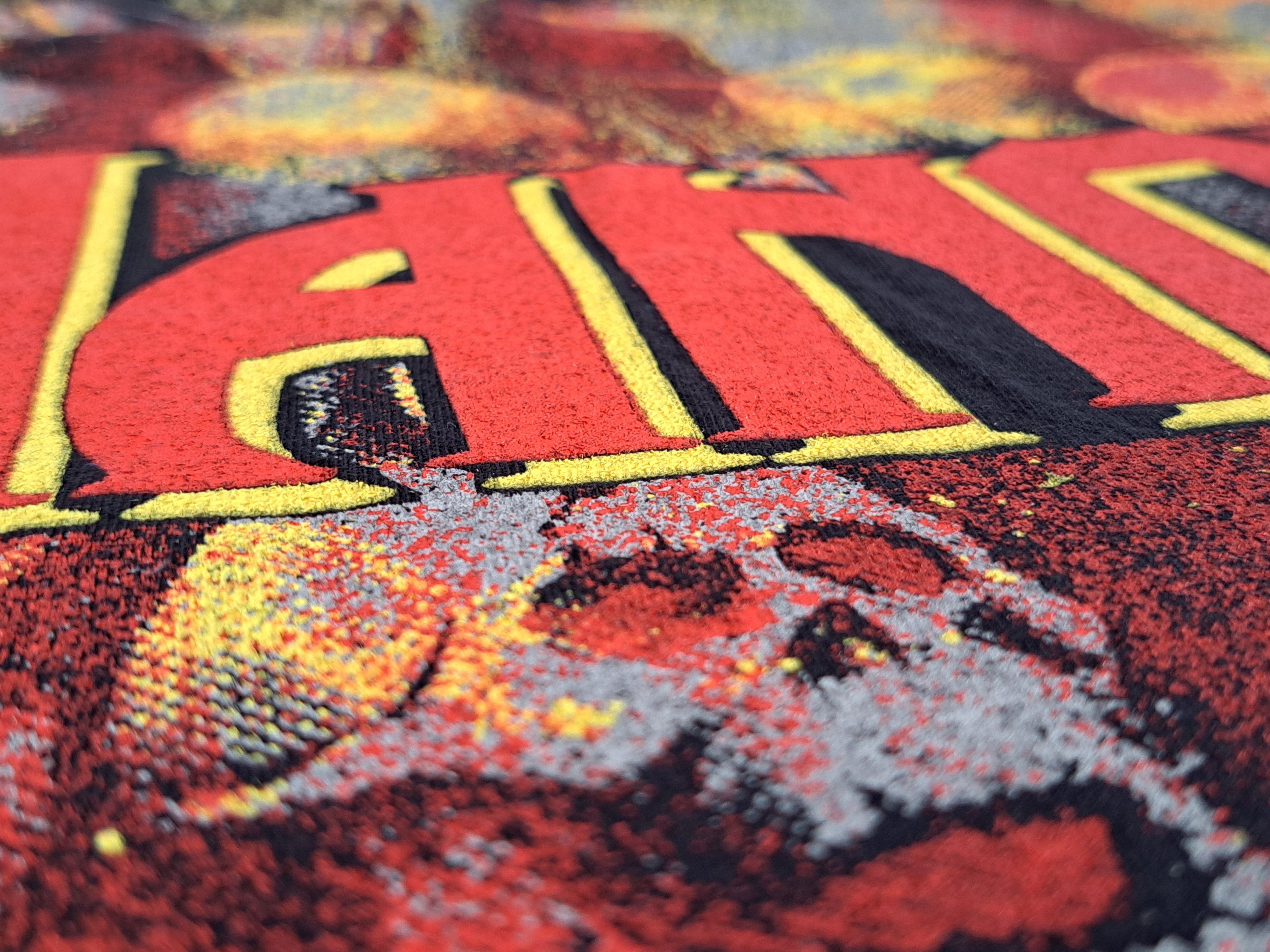 Band Tees Vintage 90s MANOWAR all-over print T-shirt. Size XL. Size US XL / EU 56 / 4 - 16 Thumbnail