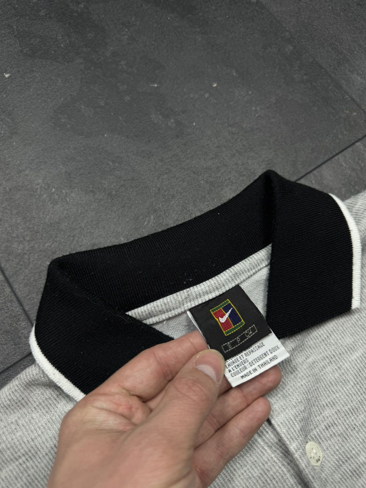 Nike × Vintage Vintage mini swoosh rare polo Size US XL / EU 56 / 4 - 3 Thumbnail