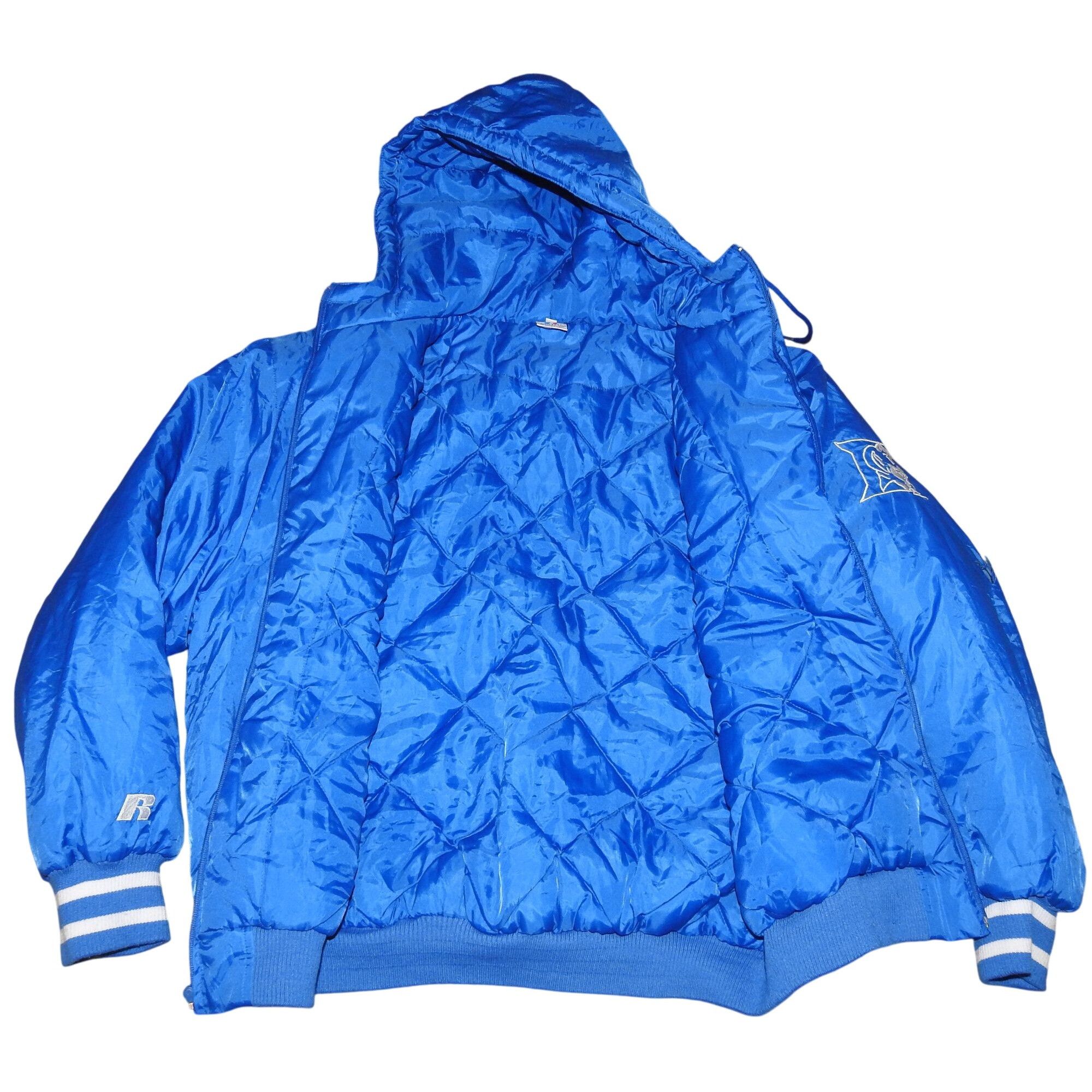 Russell Athletic Vintage Duke Blue Devils Russell Athletic Full Zip Puffer Ja Size US XL / EU 56 / 4 - 7 Thumbnail