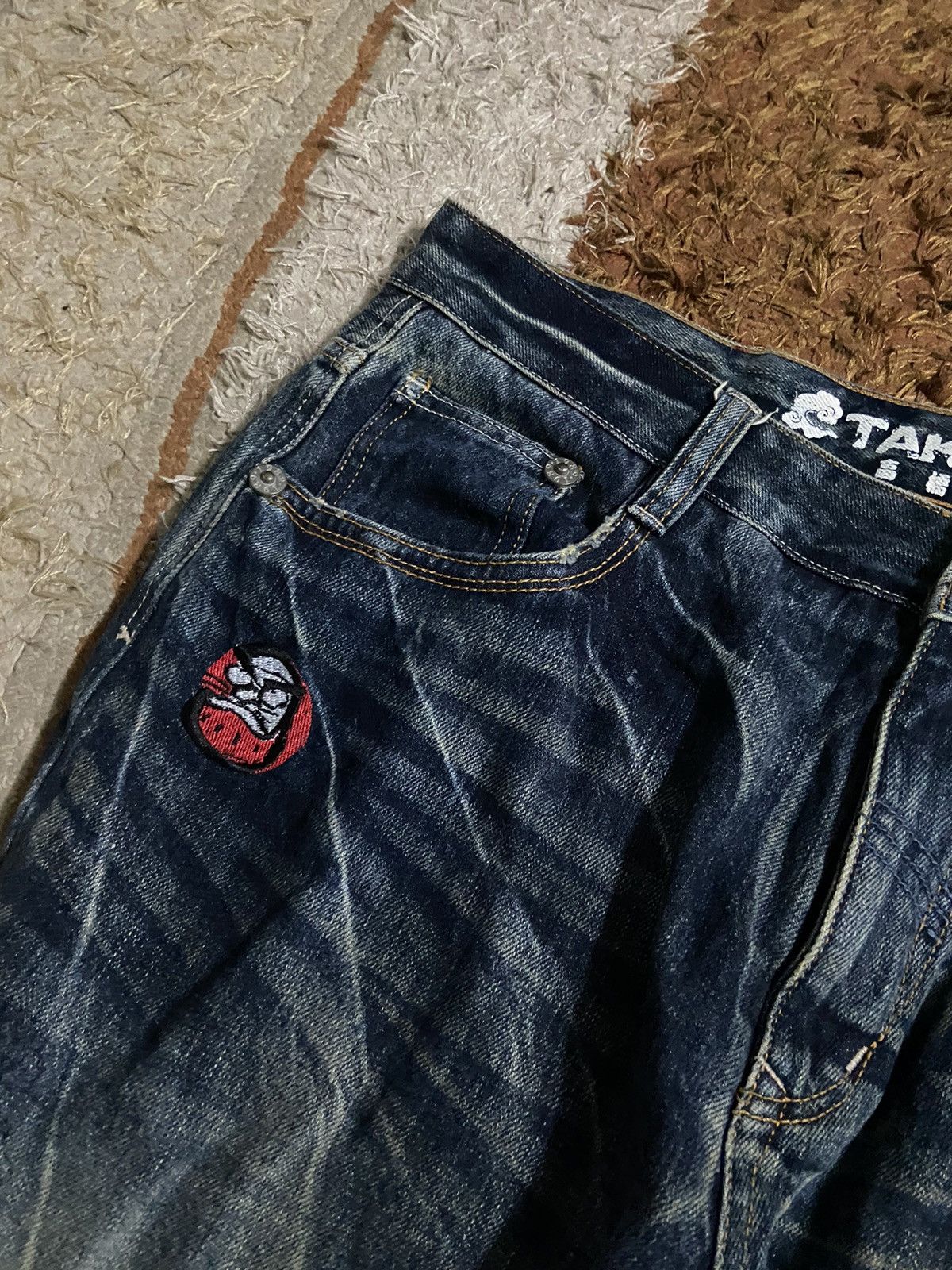 Le Grande Bleu (L.G.B.) Big Train Takahashi Denim Jeans Size US 36 / EU 52 - 13 Thumbnail