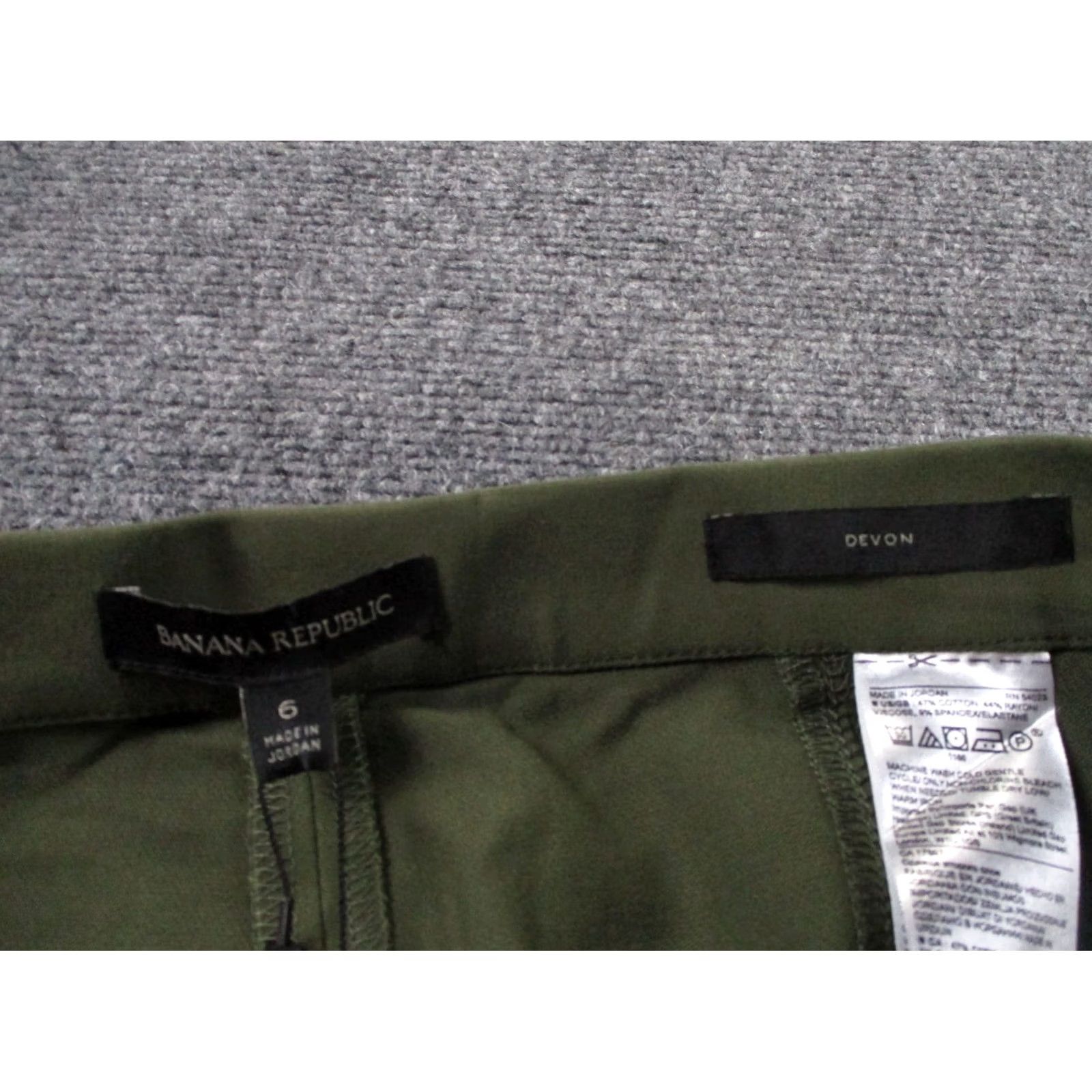 Banana Republic VINTAGE Banana Republic Pants Womens 6 Green Women Devon Chino Golf Preppy Business Classic NEW Size 30" / US 8 / IT 44 - 7 Thumbnail