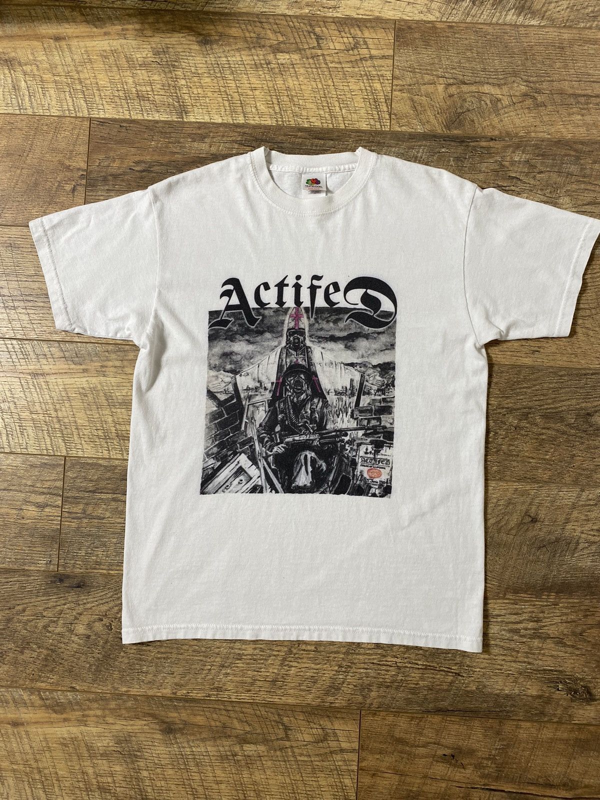 Fruit Of The Loom Vintage Actifed Post-Punk Band Tee Fruit of the Loom M Size US M / EU 48-50 / 2 - 1 Thumbnail