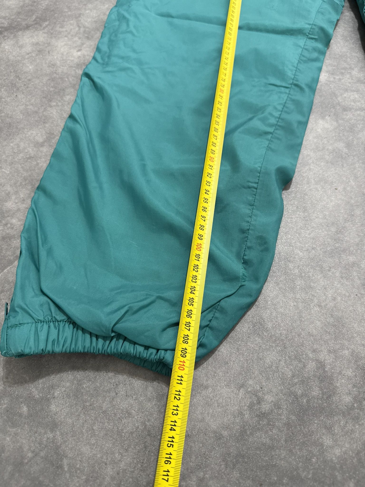 Nike Nike Vintage Windbreaker Pants - Teal Green 90 S parachute Size US 37 - 3 Thumbnail