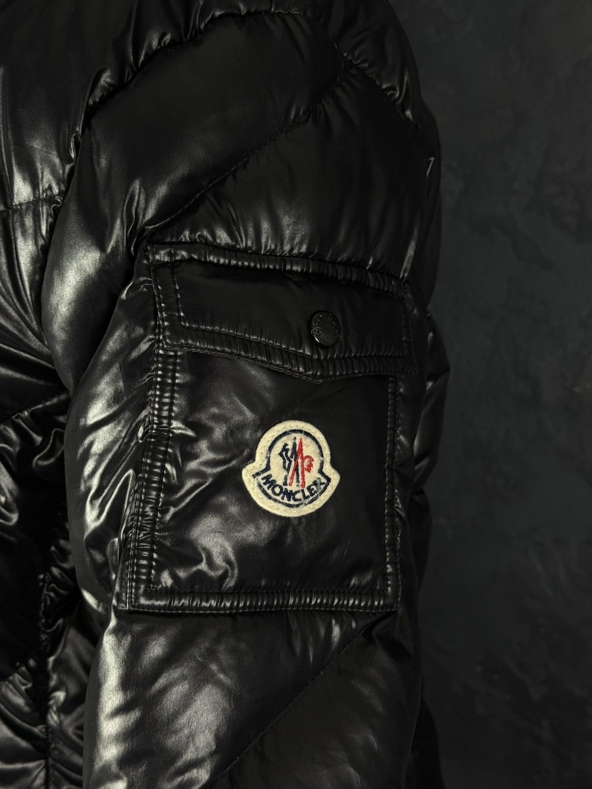 Moncler Moncler Black Brouel Hooded Quilted Jacket Goose Down Size 5 Size L / US 10 / IT 46 - 9 Thumbnail