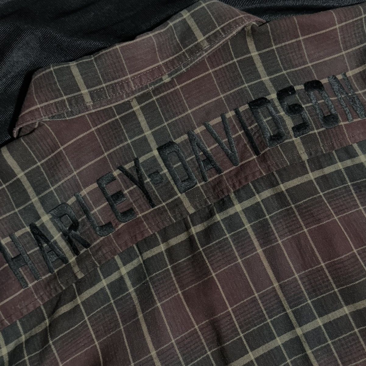 Harley Davidson Flannel Shirt Harley Davidson Size US XL / EU 56 / 4 - 2 Thumbnail