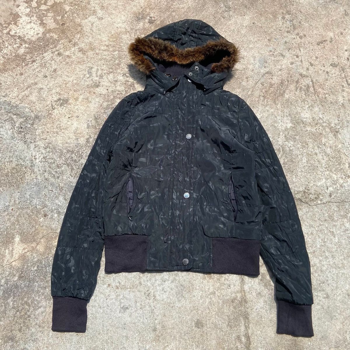 Japanese Brand ❌SOLD❌NATURALLY JOJO Fur Hood Crop Jacket Size M / US 6-8 / IT 42-44 - 1 Thumbnail