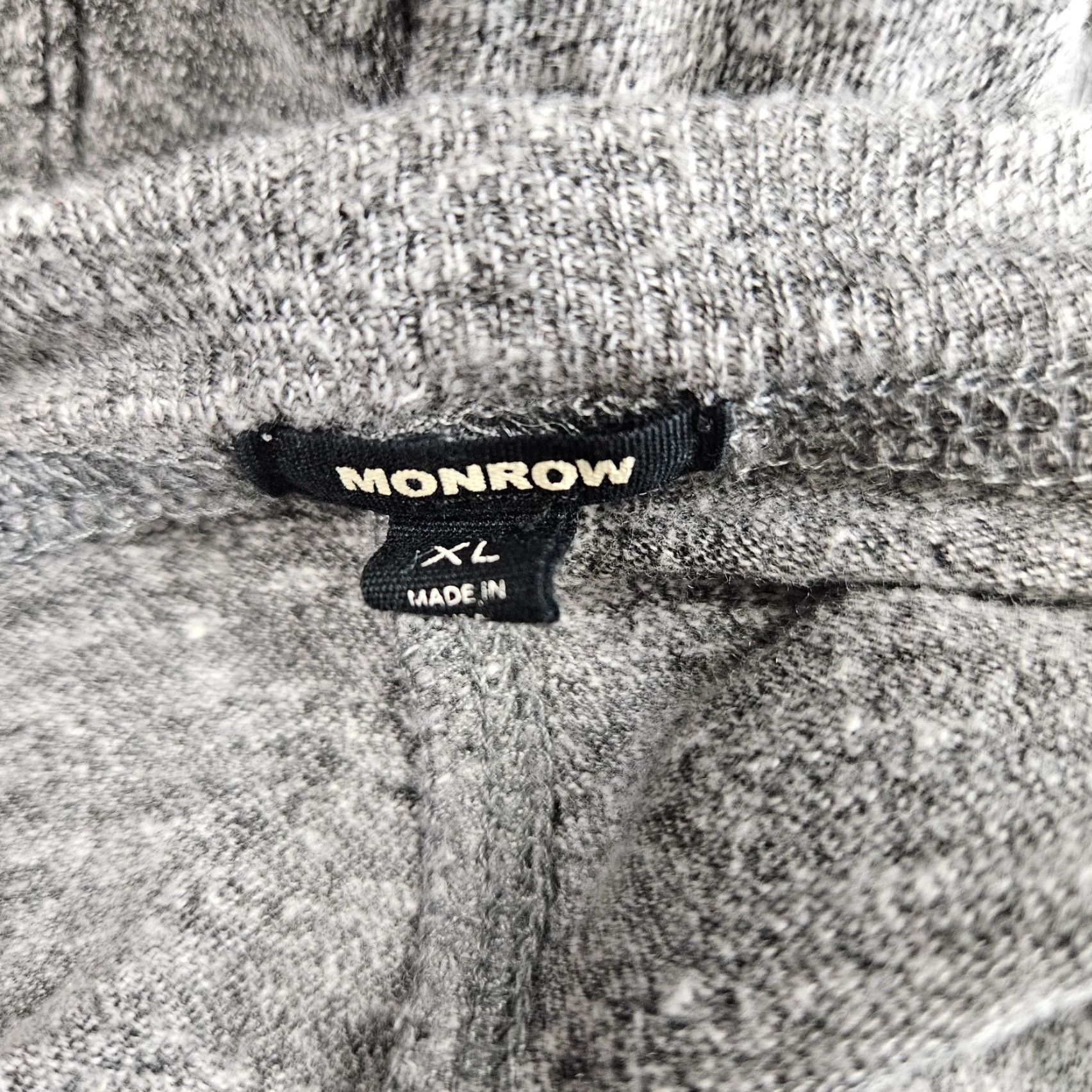 MONROW Monrow Womens Blouse Shirt XL Gray Long Sleeve Polyester Blend Pullover Solid Modern Basic Womens Size XL / US 12-14 / IT 48-50 - 6 Thumbnail