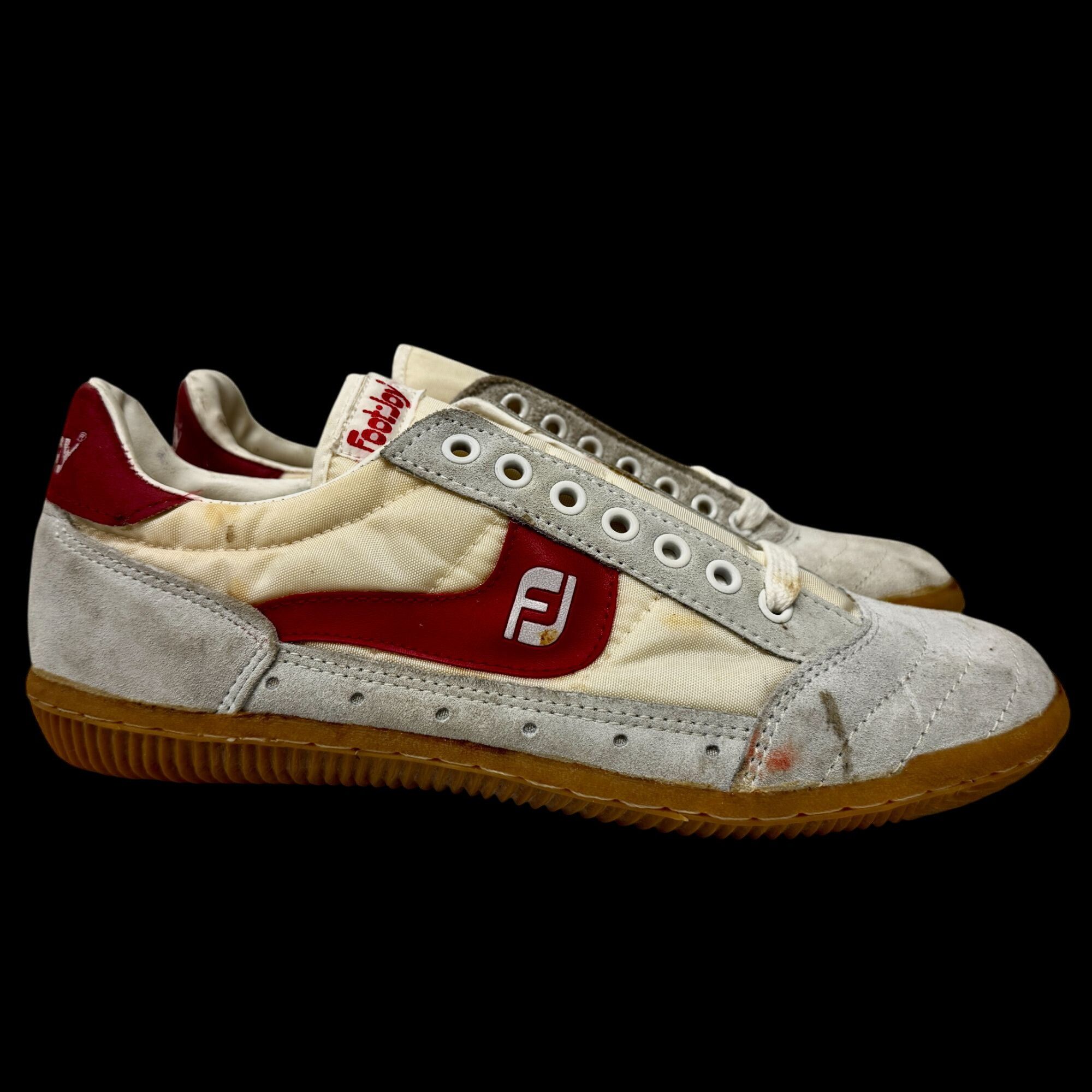 Footjoy NOS Court Sneakers 70’s 80’s Gum Sole Tennis Shoes DEADSTOCK Size US 10.5 / EU 43-44 - 19 Thumbnail