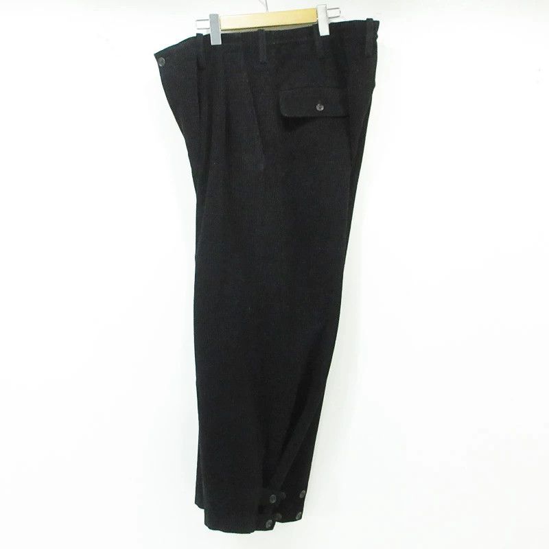 Yohji Yamamoto Yohji Yamamoto POUR HOMME Wool Corduroy Pants Size US 35 - 3 Thumbnail
