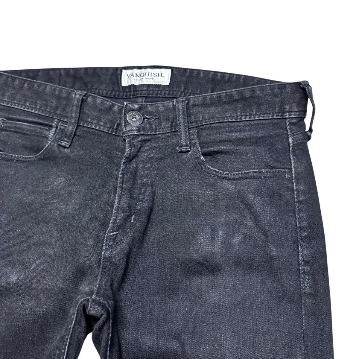 Vanquish Vanquish Black Denim Skinny Jeans Grunge Size US 30 / EU 46 - 5 Thumbnail