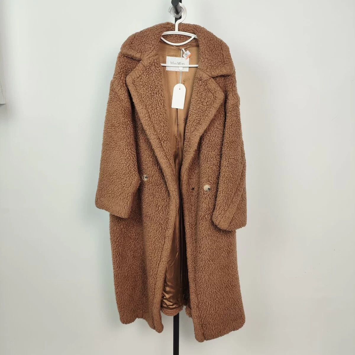 Max Mara MAXMara Long Teddy Coat Brown Size S Size S / US 4 / IT 40 - 1 Thumbnail