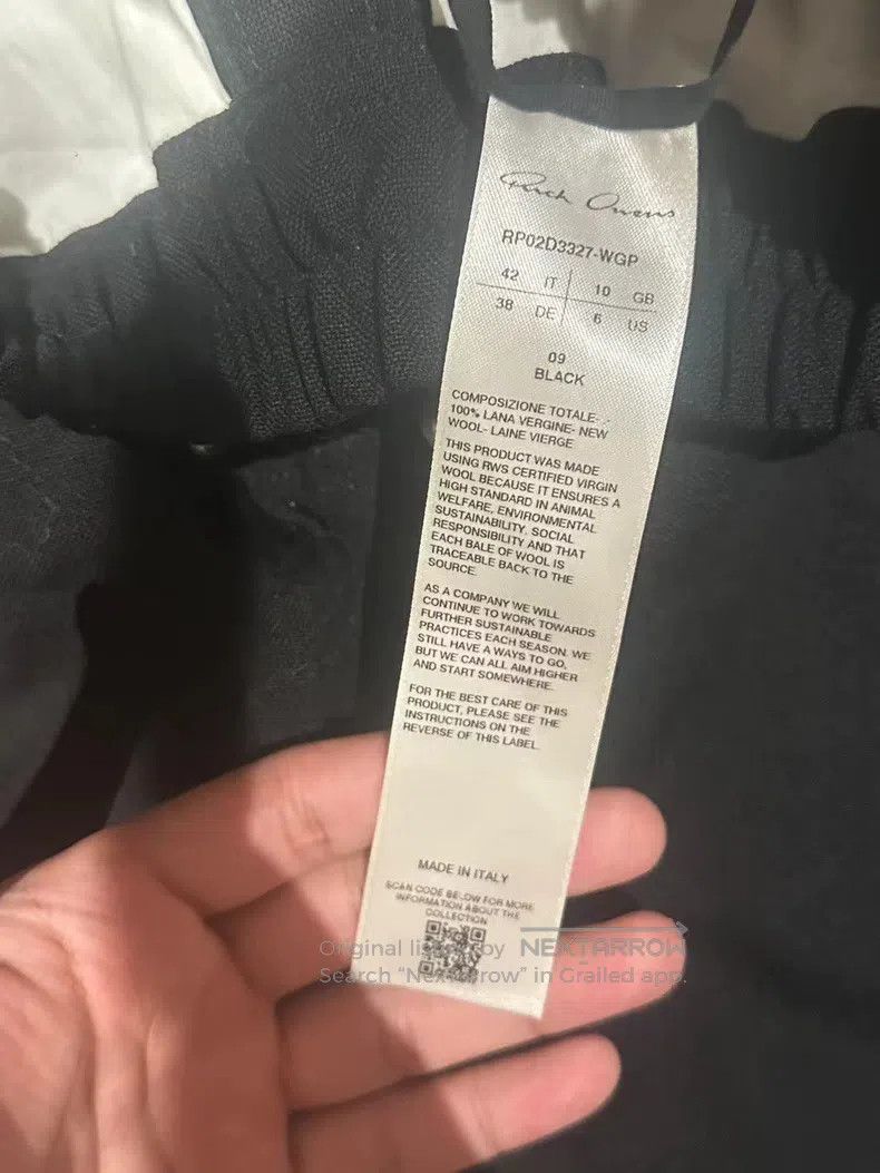 Rick Owens RICK OWENS pants Size US 42 / EU 58 - 4 Thumbnail