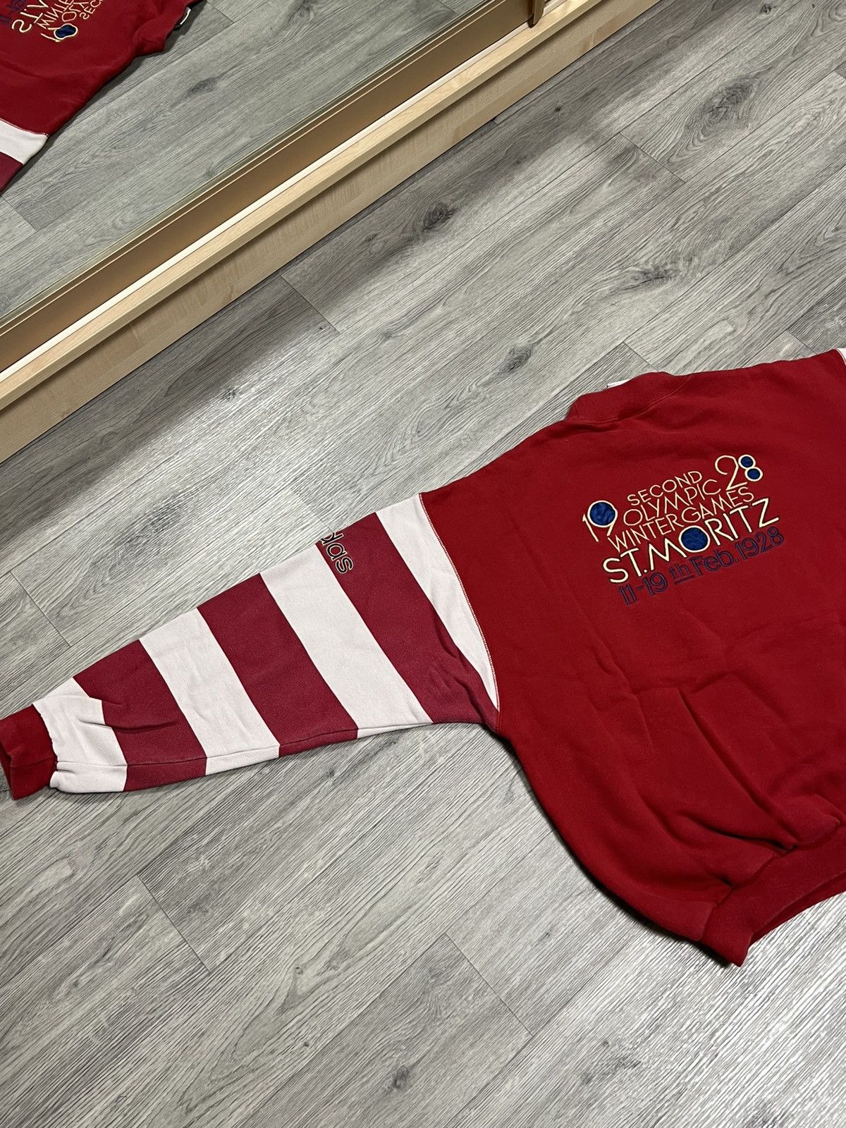 Adidas Adidas Olympic winter game St. Moritz 1928 rare sweatshirt Size US M / EU 48-50 / 2 - 7 Thumbnail