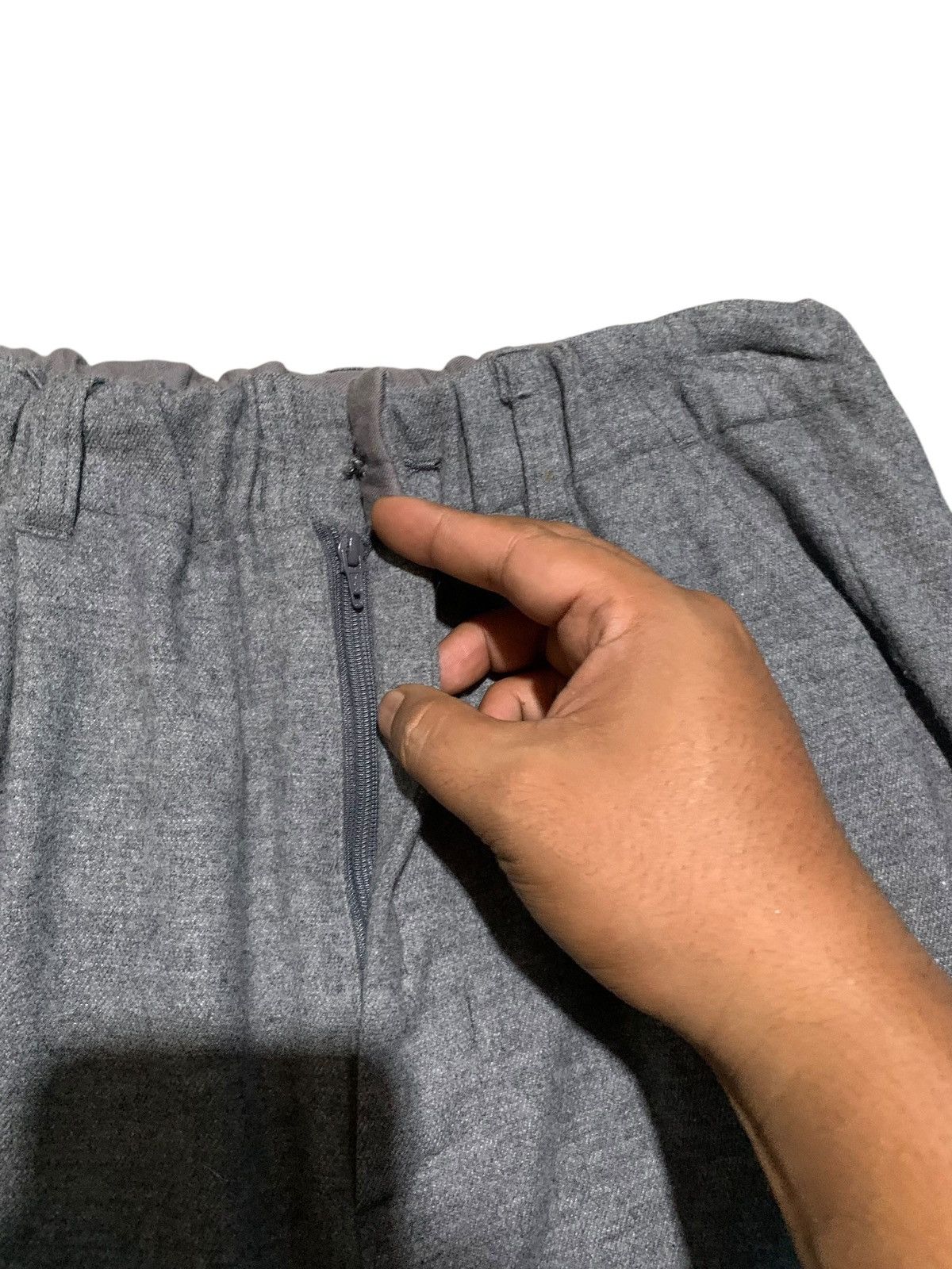 Issey Miyake Zucca wide - tapered wool pants Size US 30 / EU 46 - 4 Thumbnail