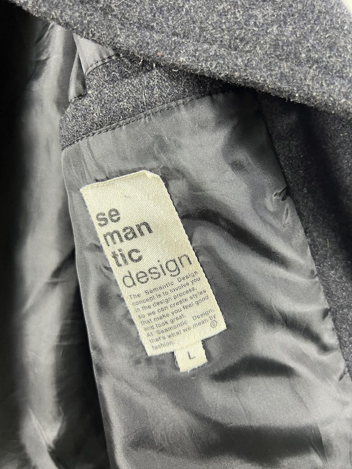 semanticdesign 🔥 Black Semantic Design wool Jacket - L Size M / US 6-8 / IT 42-44 - 8 Thumbnail