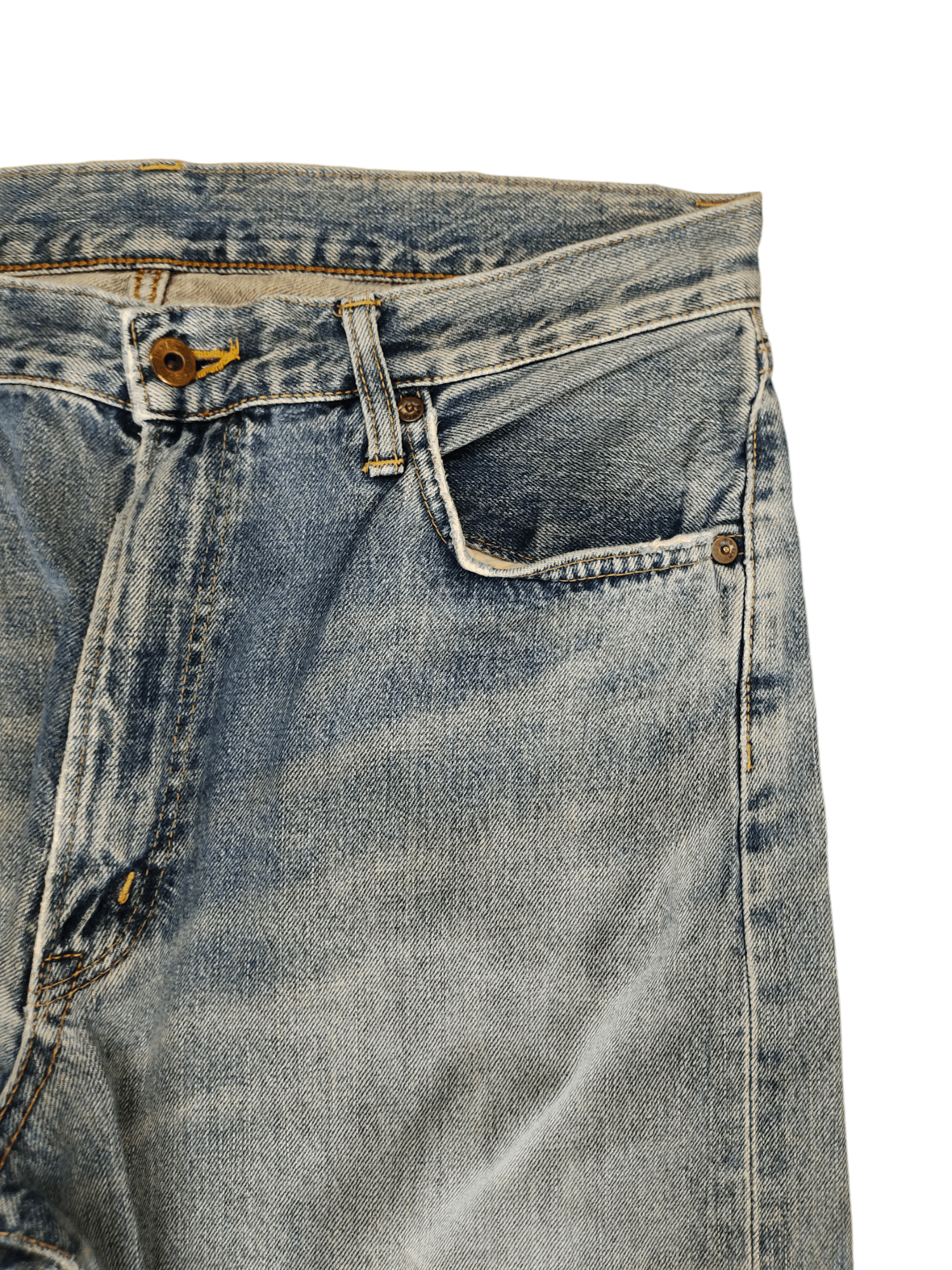 Edwin 90s Edwin 505XX Distress Selvedge Jeans Undercover Design Size US 33 - 3 Thumbnail