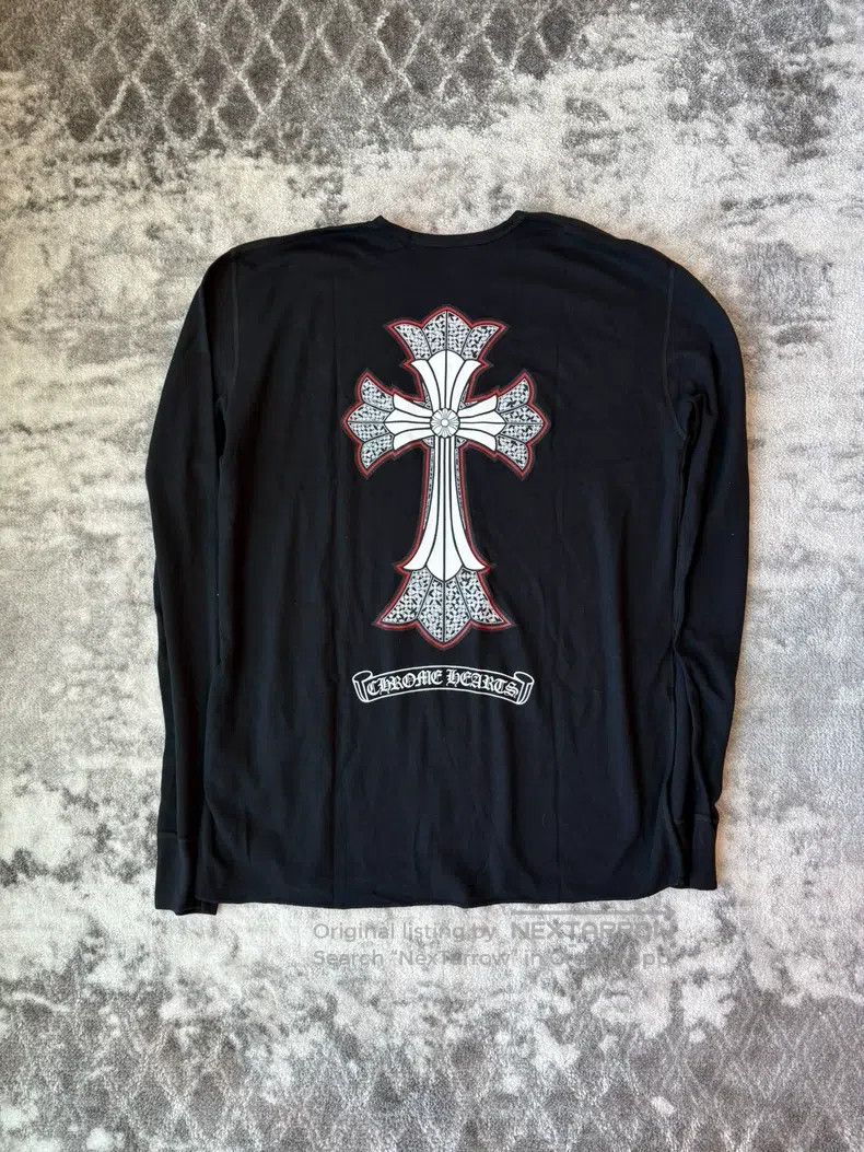 Chrome Hearts CHROME HEARTS Size XXL Scroll Cross Waffle Warm Long Sleeve Size US XXL / EU 58 / 5 - 1 Thumbnail