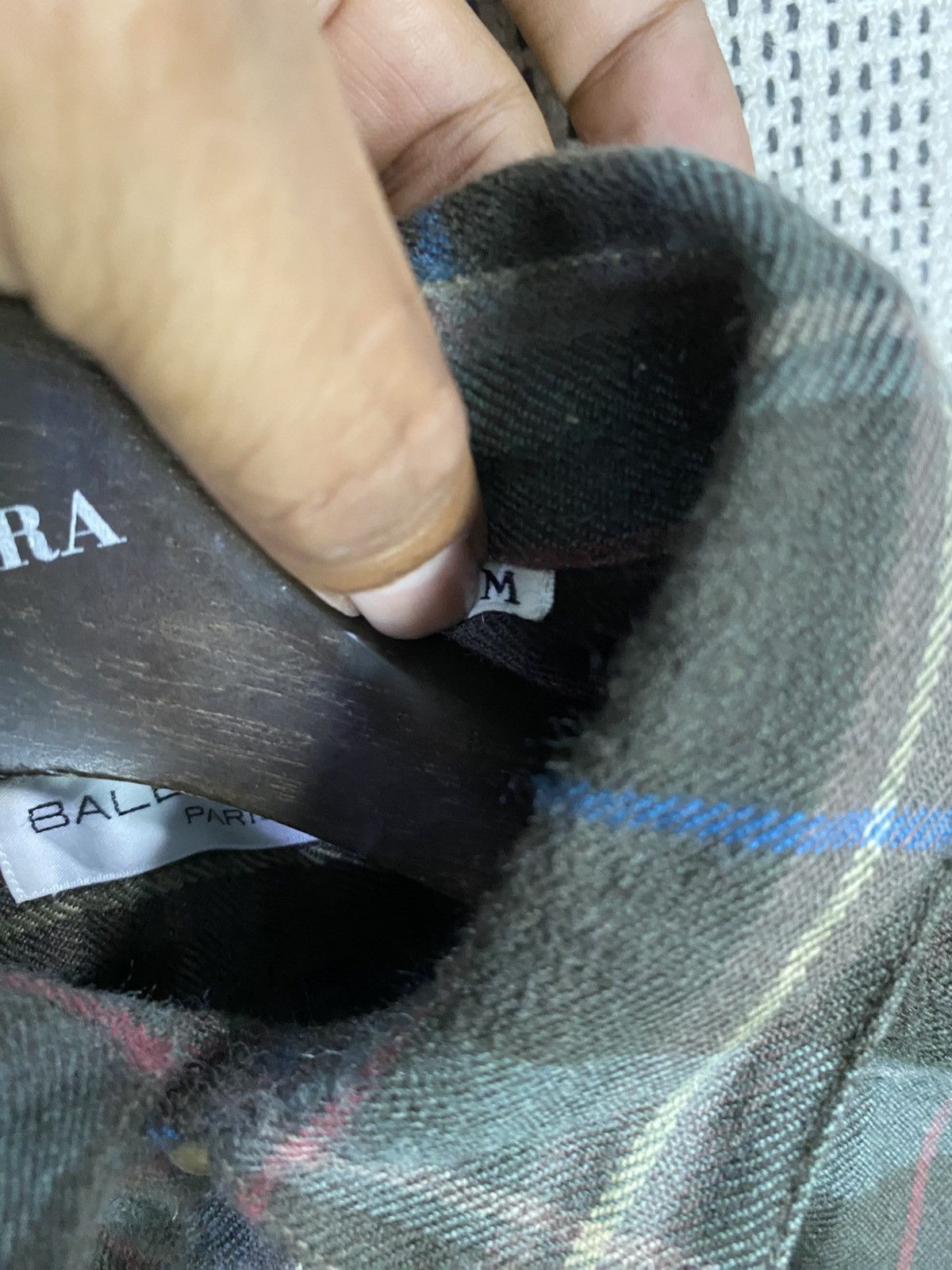 Balenciaga Vintage 90s balenciaga woolshirt button check hard to find Size US M / EU 48-50 / 2 - 4 Thumbnail