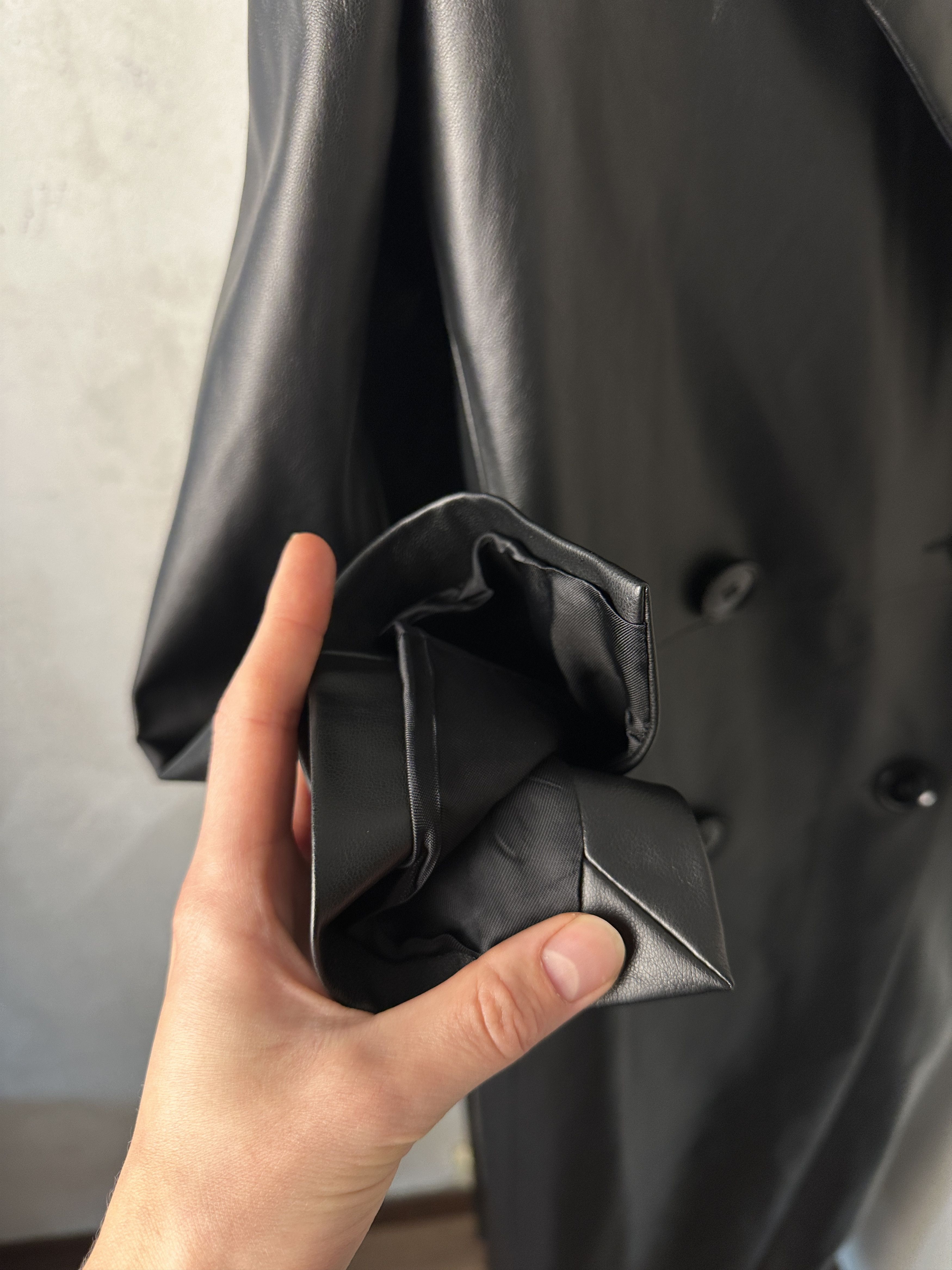 Other Vegan Leather Long Coat Size S / US 4 / IT 40 - 11 Thumbnail