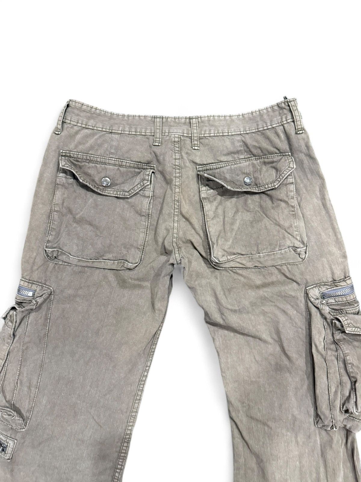 If Six Was Nine Japanese Brand Surplus Flare Cargo Pants Size US 32 / EU 48 - 7 Thumbnail