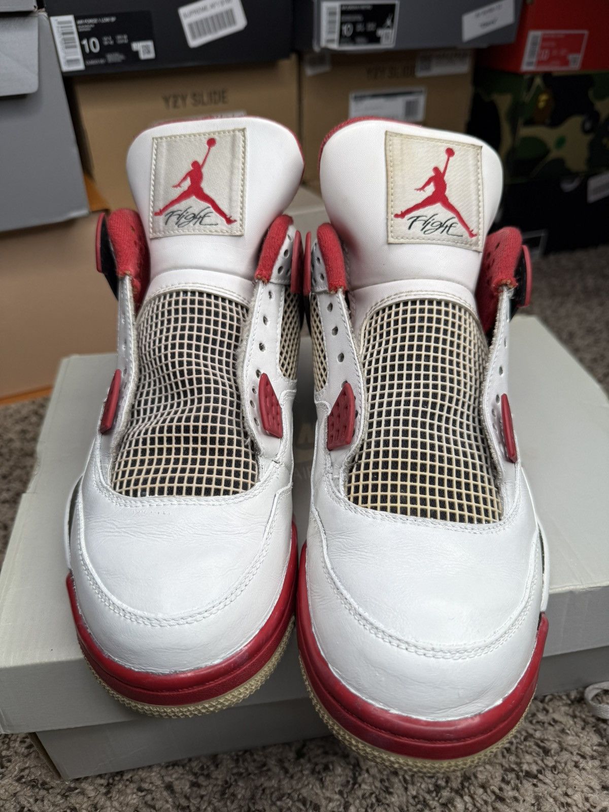Nike 2012 Jordan Fire Red 4s Size US 10 / EU 43 - 4 Thumbnail