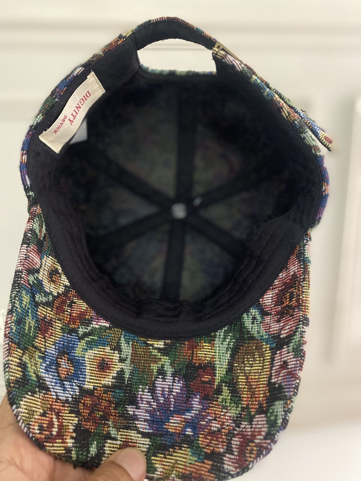Japanese Brand Floral Cap Size ONE SIZE - 3 Thumbnail