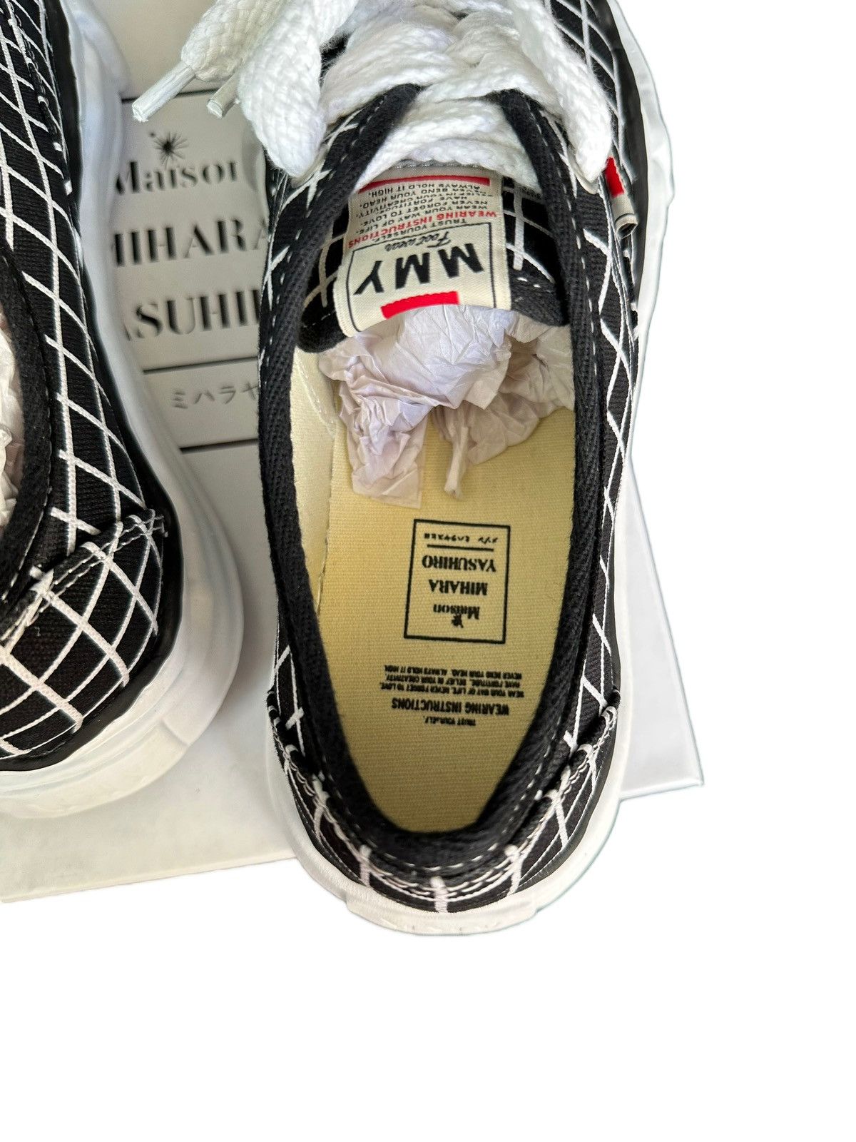 Maison MIHARA YASUHIRO Sz41 FW22 Grid Baker “Vans” Chunky Og Melt Sole Size US 8 / EU 41 - 8 Thumbnail