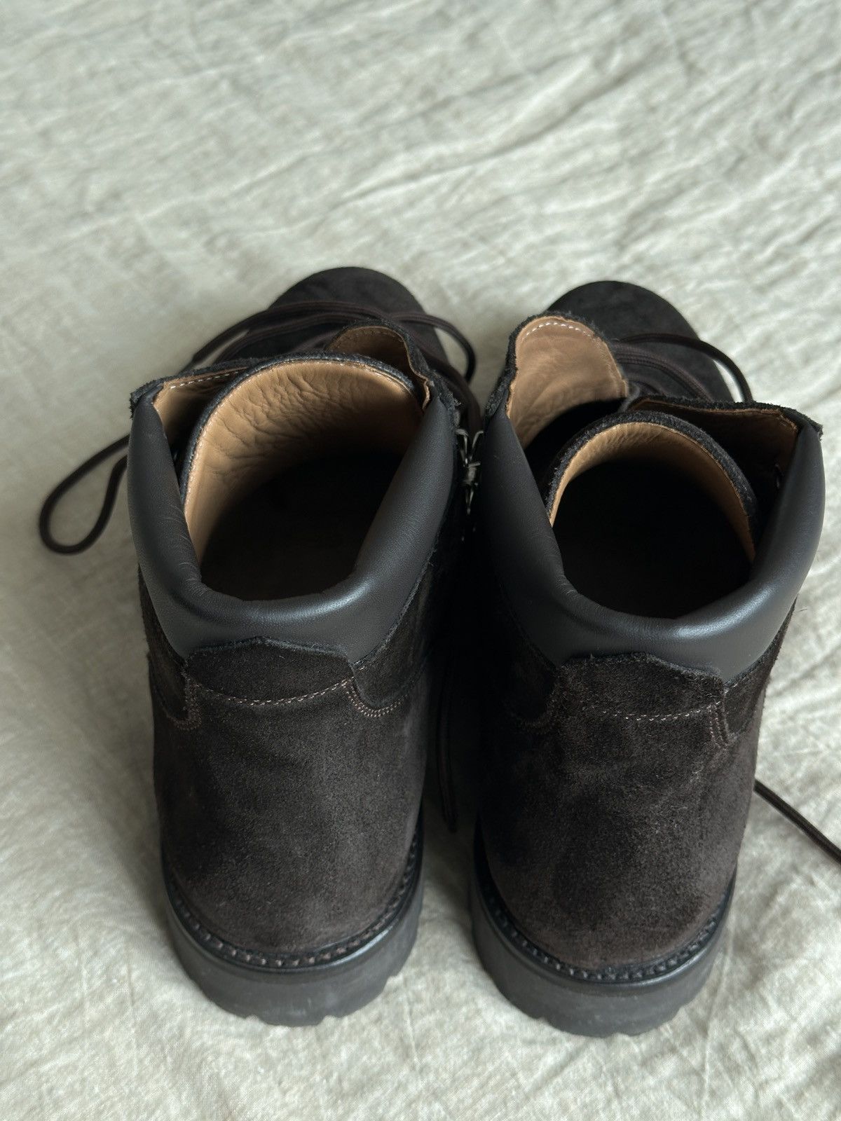 MORJAS Morjas “The Hiking Boot” Brown Suede UK size 10 Size US 11 / EU 44 - 4 Thumbnail