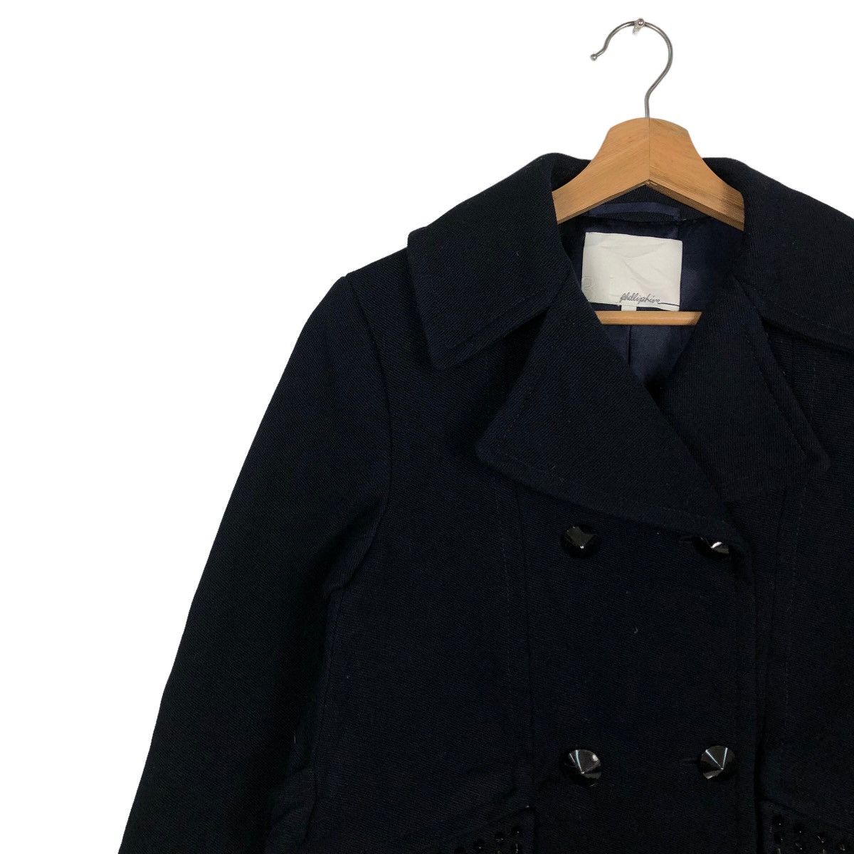 Japanese Brand 🔥Fetish Design Punk Style Philiplim Wool Double Breast Size US M / EU 48-50 / 2 - 7 Thumbnail