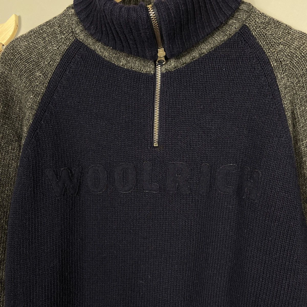 Vintage × Woolrich Woolen Mills Wollrich vintage wool zip sweater Size US XXL / EU 58 / 5 - 5 Thumbnail
