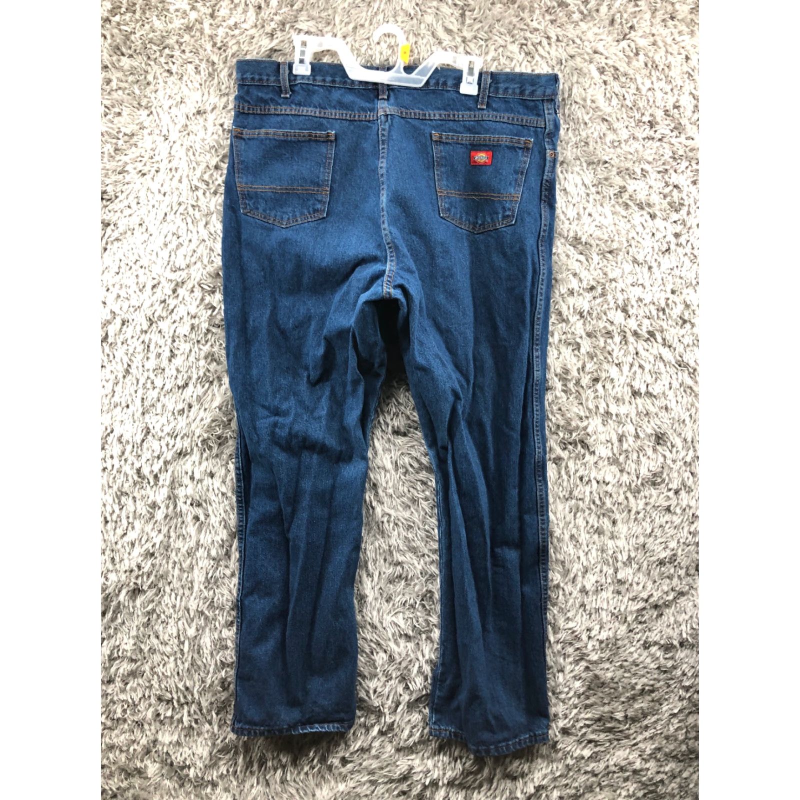 Dickies Dickies Jeans 42x34 Regular Fit Dark Wash Blue Denim Mens Straight Leg Mid Rise Size US 42 / EU 58 - 5 Thumbnail