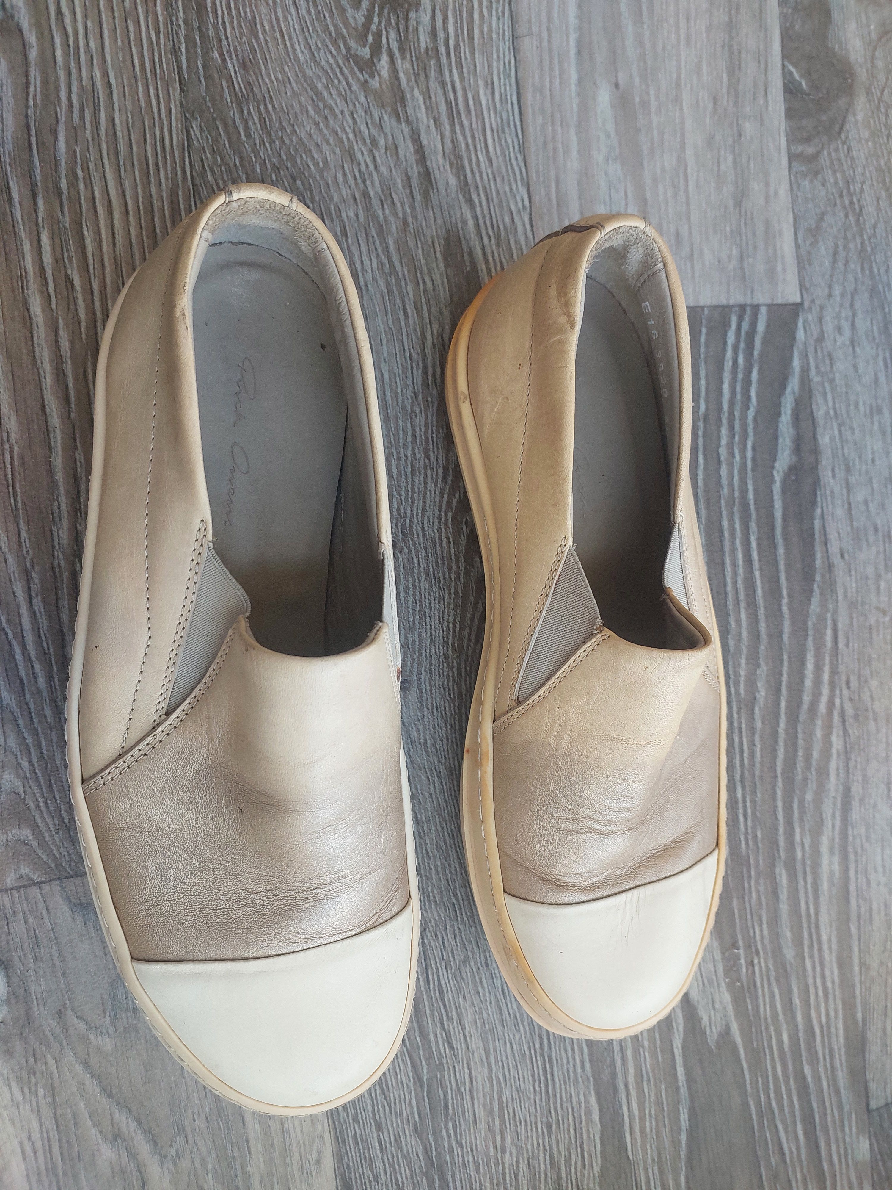 Rick Owens Rick Owens Boat slip-on sneakers. Size US 7 / EU 40 - 2 Thumbnail