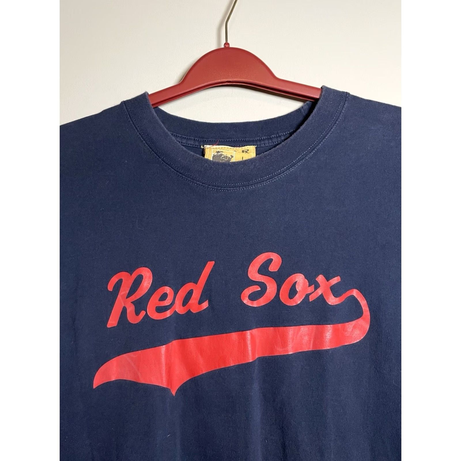 MLB VINTAGE MLB Boston Red Sox Coach Shirt Blue Mens L Russell Graphic Tee 1980s Sportswear/Beach Mens Size US L / EU 52-54 / 3 - 2 Thumbnail