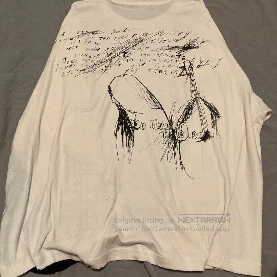 Ann Demeulemeester Ann Demeulemeester Sketchbook Boxy Long Sleeve T. Size M / US 6-8 / IT 42-44 - 8 Thumbnail