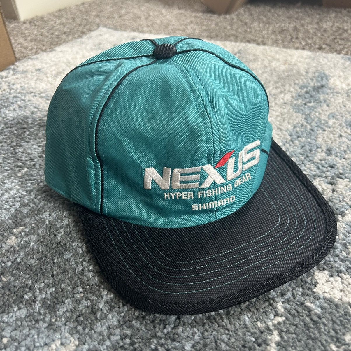 Japanese Brand × NEXUSVII × Vintage SHiMANO NEXUS HYPER FiSHiNG GEAR POLYESTER CAP MADE iN JAPAN Size ONE SIZE - 5 Thumbnail