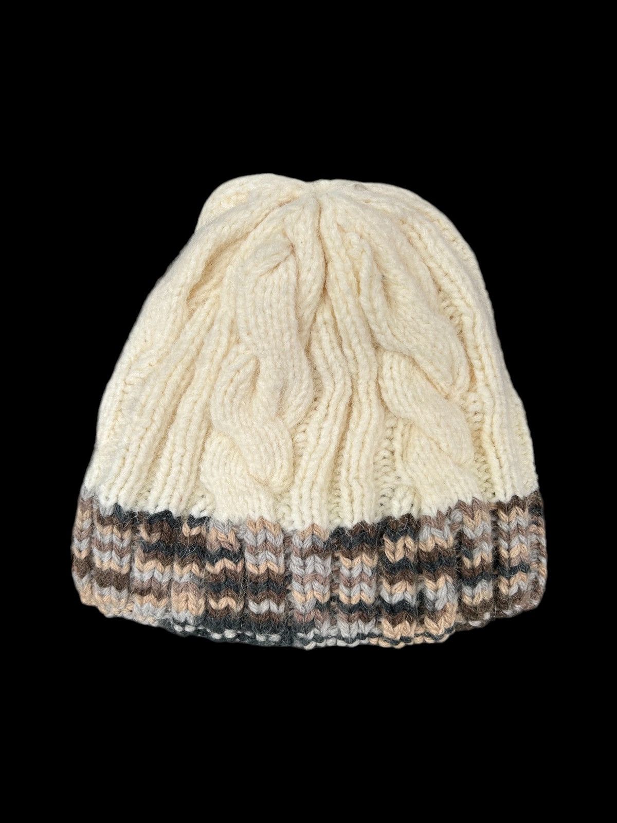 Japanese Brand × Kapital × Vintage Crochet Knitted Handmade Beanie Hats Rare ☠️☠️ Size ONE SIZE - 1 Thumbnail