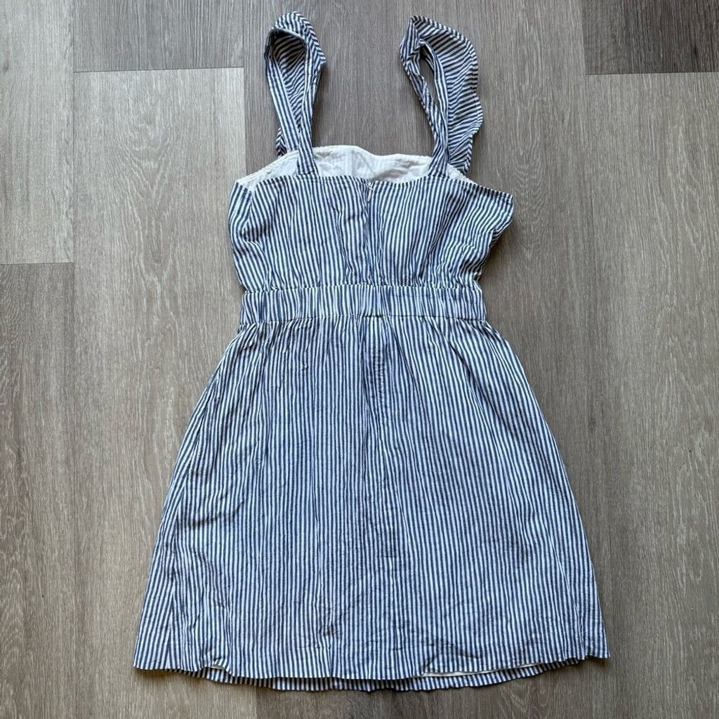 Club Monaco Club Monaco Blue and White Mini Sundress Size S / US 4 / IT 40 - 4 Thumbnail